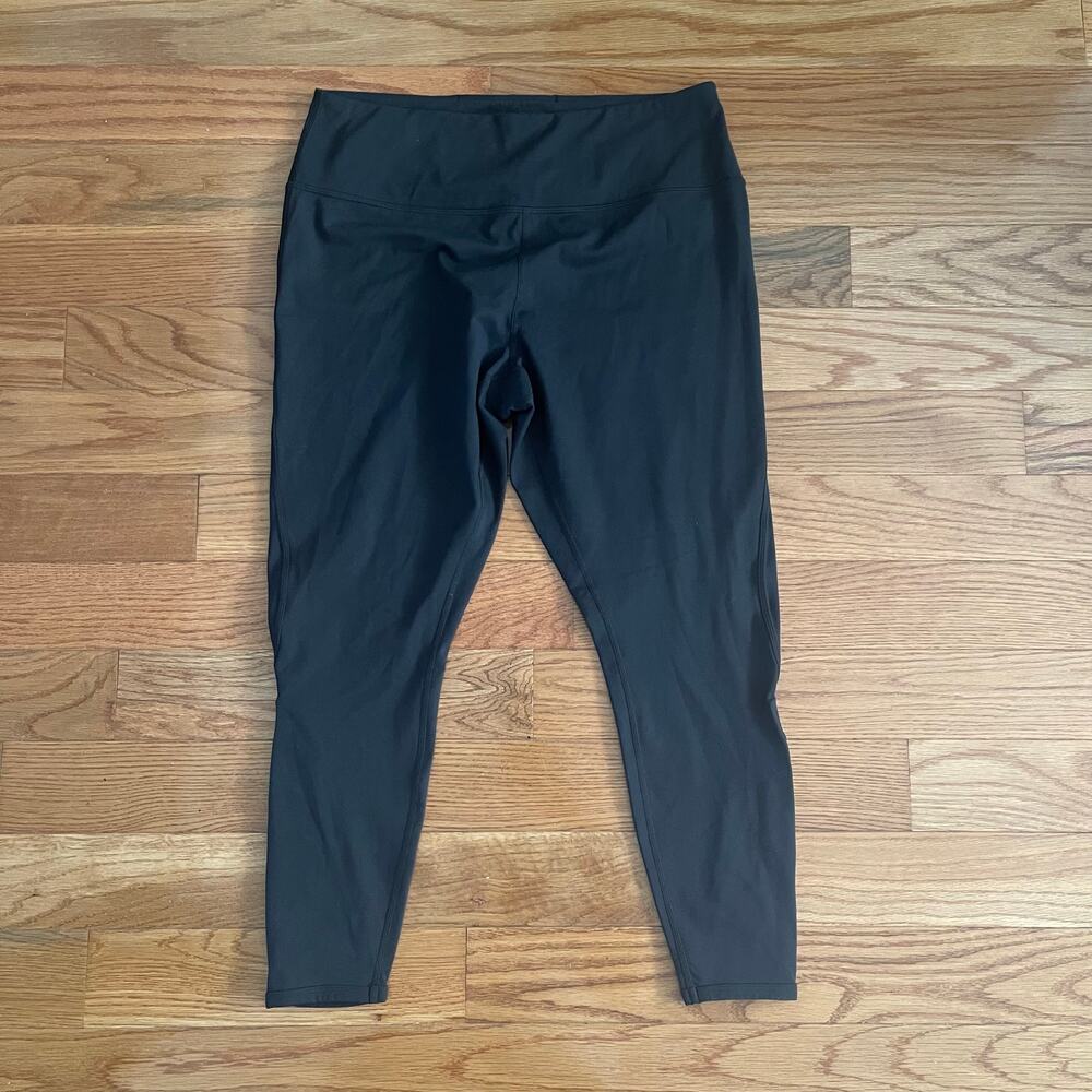 Core 10 Leggings Womens XL Black Cut Out High Rise Sporty Yoga Athletic Pants